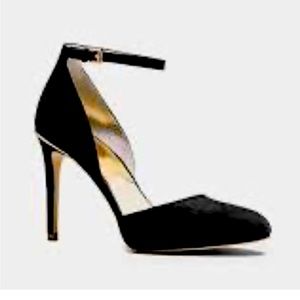Michael Kors black suede heel size 10